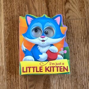 Colorful Kitten Children's Hardcover Book